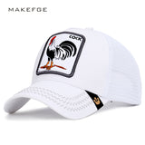 Exquisite animal cartoon rabbit embroidery baseball net cap