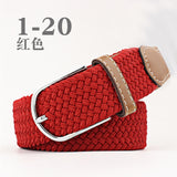 High Quality Fashionable Elastic Canvas Belts