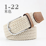 High Quality Fashionable Elastic Canvas Belts