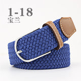 High Quality Fashionable Elastic Canvas Belts