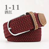 High Quality Fashionable Elastic Canvas Belts