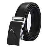 leather strap male automatic buckle belts