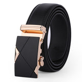 leather strap male automatic buckle belts