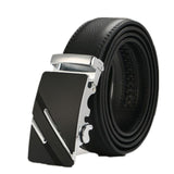 leather strap male automatic buckle belts