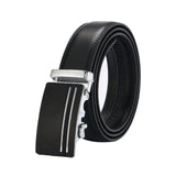 leather strap male automatic buckle belts
