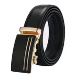 leather strap male automatic buckle belts