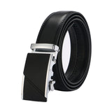 leather strap male automatic buckle belts