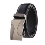 leather strap male automatic buckle belts