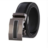 leather strap male automatic buckle belts