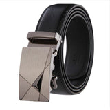 leather strap male automatic buckle belts