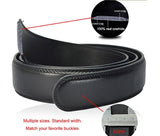 leather strap male automatic buckle belts
