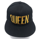 1PC KING QUEEN Embroidered Snapback Caps