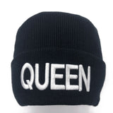 1PC KING QUEEN Embroidered Snapback Caps
