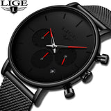 LIGE Mens Business Dress Watches