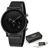 LIGE Mens Business Dress Watches