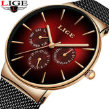 LIGE New Fashion Mens Watches