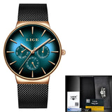 LIGE New Fashion Mens Watches