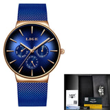 LIGE New Fashion Mens Watches