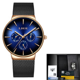 LIGE New Fashion Mens Watches