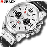 Top Brand Luxury CURREN 8314 Fashion Leather Strap Quartz Men Watches