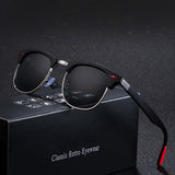SALIHA 2019 Polarized Semi-Rimless Sunglasses
