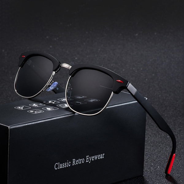 SALIHA 2019 Polarized Semi-Rimless Sunglasses