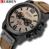 Top Brand Luxury CURREN 8314 Fashion Leather Strap Quartz Men Watches