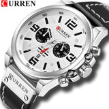 Top Brand Luxury CURREN 8314 Fashion Leather Strap Quartz Men Watches