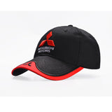 Baseball Cap Mitsubishi logo Embroidery Casual Snapback Hat