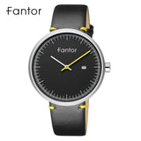 Fashion Fantor Mens Ultra Thin Watch Simple Watches