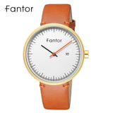 Fashion Fantor Mens Ultra Thin Watch Simple Watches